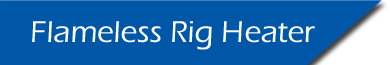 Flameless rig heater, class1 div2 rated